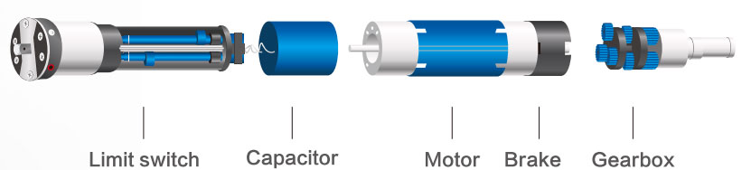 SF45-SS TUBULAR MOTOR