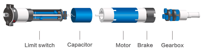 SF45-S1 TUBULAR MOTOR
