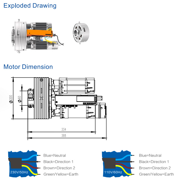 SF200/60 CENTRAL MOTOR