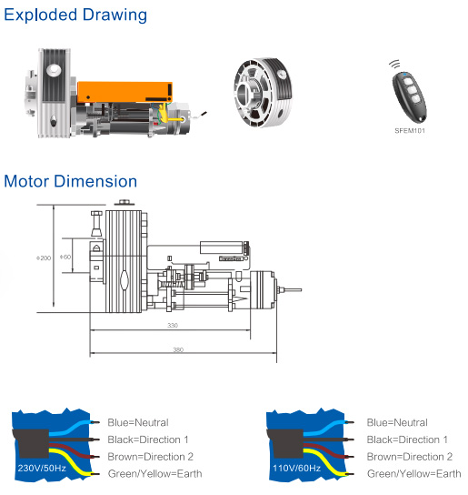 SF240/76 CENTRAL MOTOR